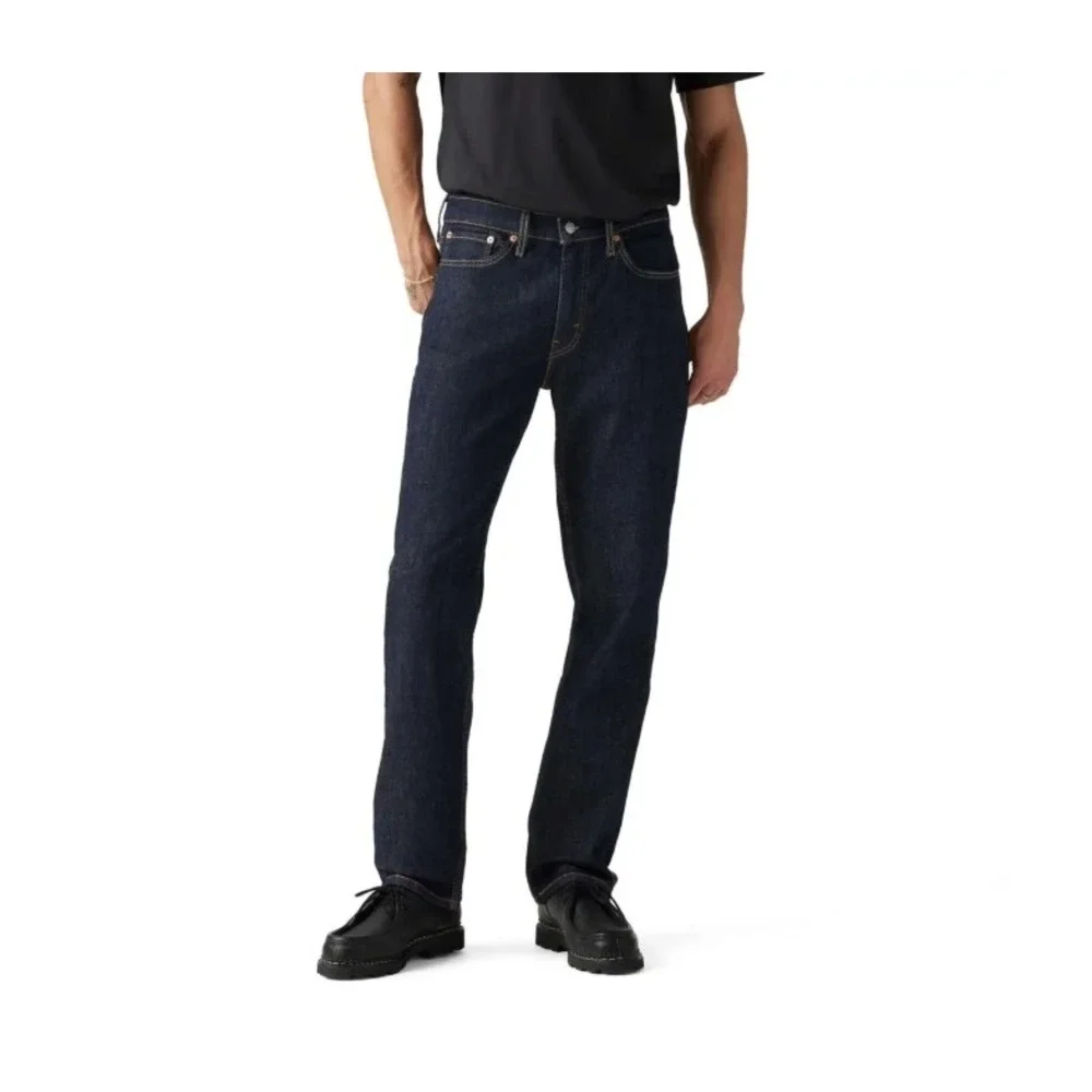 NWT Levi's 514 Straight Fit Jeans 2-Way Comfort Stretch Dark Wash 36x30